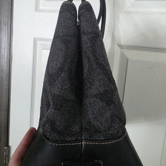 vintage Coach signature tote bag Wool - Picture 5 of 10